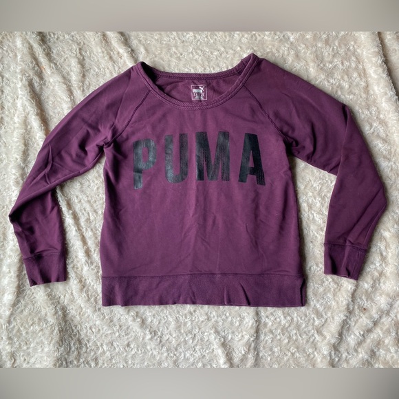 Puma Red/Burgundy Jumper Training Sweatshirt | SIZE: M - Picture 1 of 11